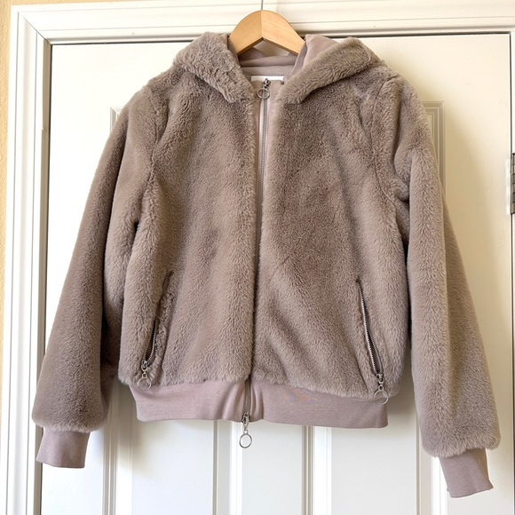 Jonathan Simkhai Fox Fur Jacket - Picture 1 of 5